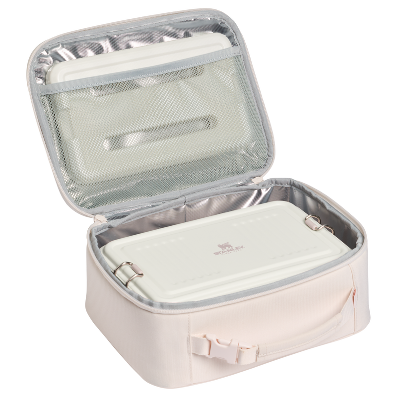 Stanley 1913 The Assembly Lunch Box 3.7 QT 3.5 L in Rose Quartz | Open View