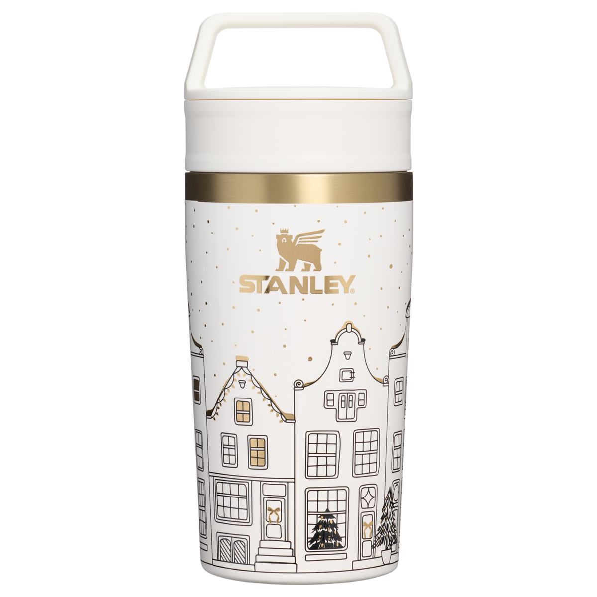 Stanley 1913 The Café-To-Go Travel Mug 12 OZ in Salt Gingerbread | Front View