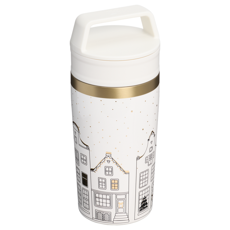 Stanley 1913 The Café-To-Go Travel Mug 12 OZ in Salt Gingerbread | Back View