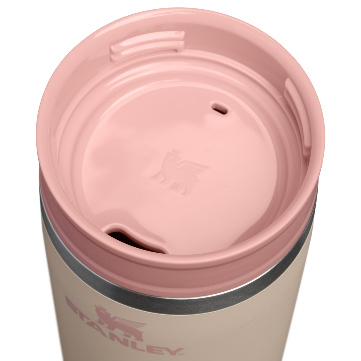 Stanley 1913 The Café-To-Go Travel Mug 16 OZ in Champagne | Lid Detailed View