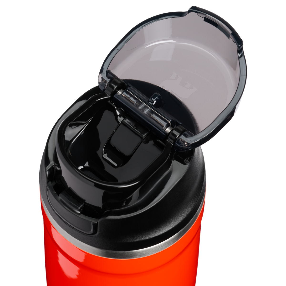 Stanley 1913 The District Pulse Mug 16 OZ in Blaze Orange | Lid Detailed View