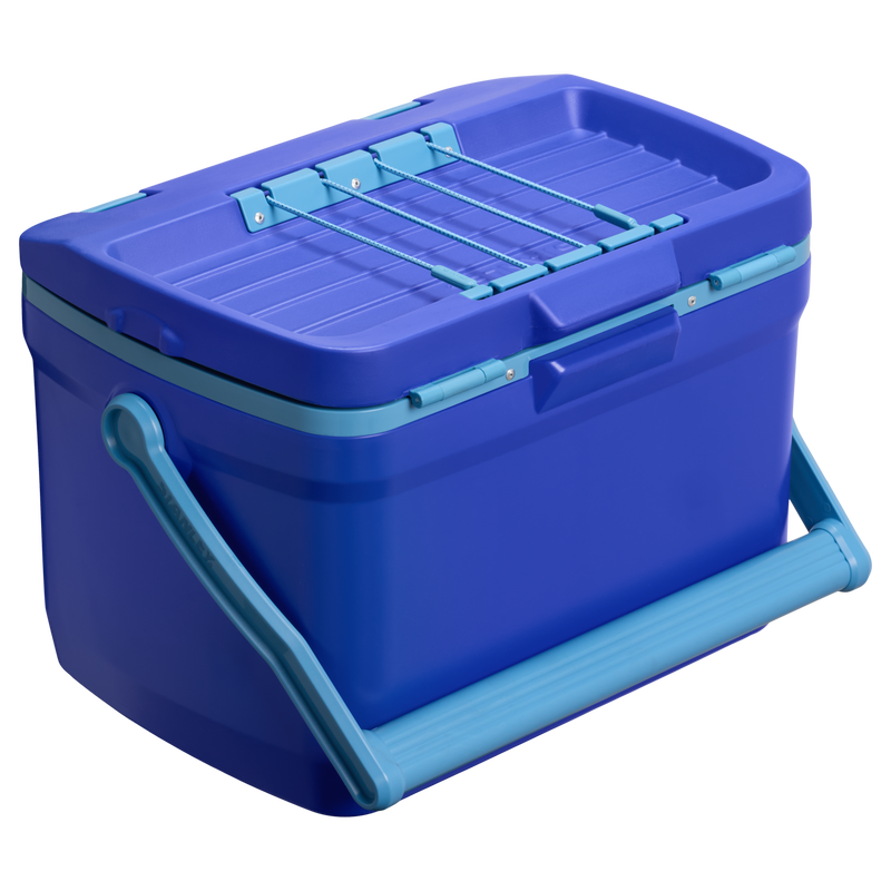Stanley 1913 The Easy Carry Outdoor Cooler 16 QT in Cobalt | Back View