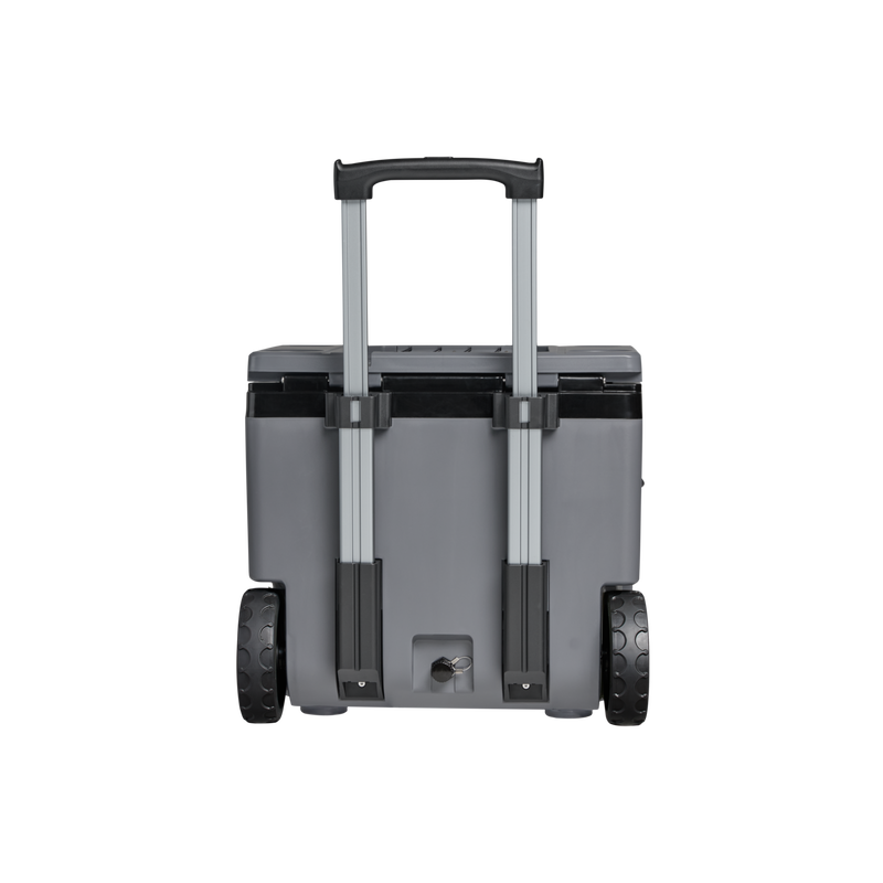 Stanley 1913 The Cold For Days Wheeled Outdoor Cooler 50 QT in Black | Back View