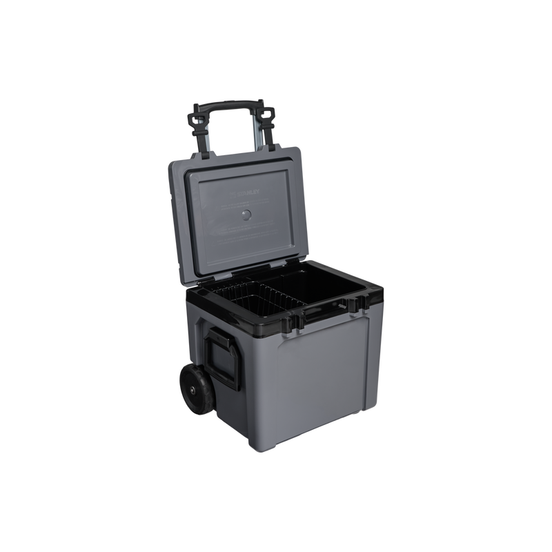 Stanley 1913 The Cold For Days Wheeled Outdoor Cooler 50 QT in Black | Open View