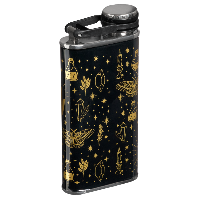Stanley 1913 Halloween Easy-Fill Wide Mouth Flask 8 OZ in Black Magic | Back View