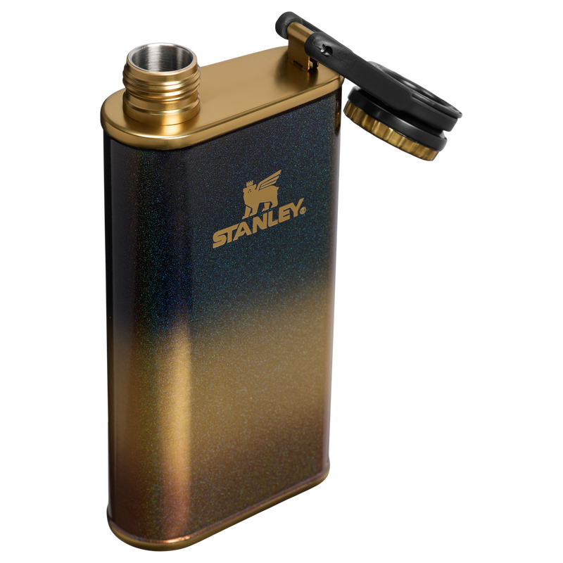Stanley 1913 The Easy Fill Flask 8 OZ in Black Honey | Open View