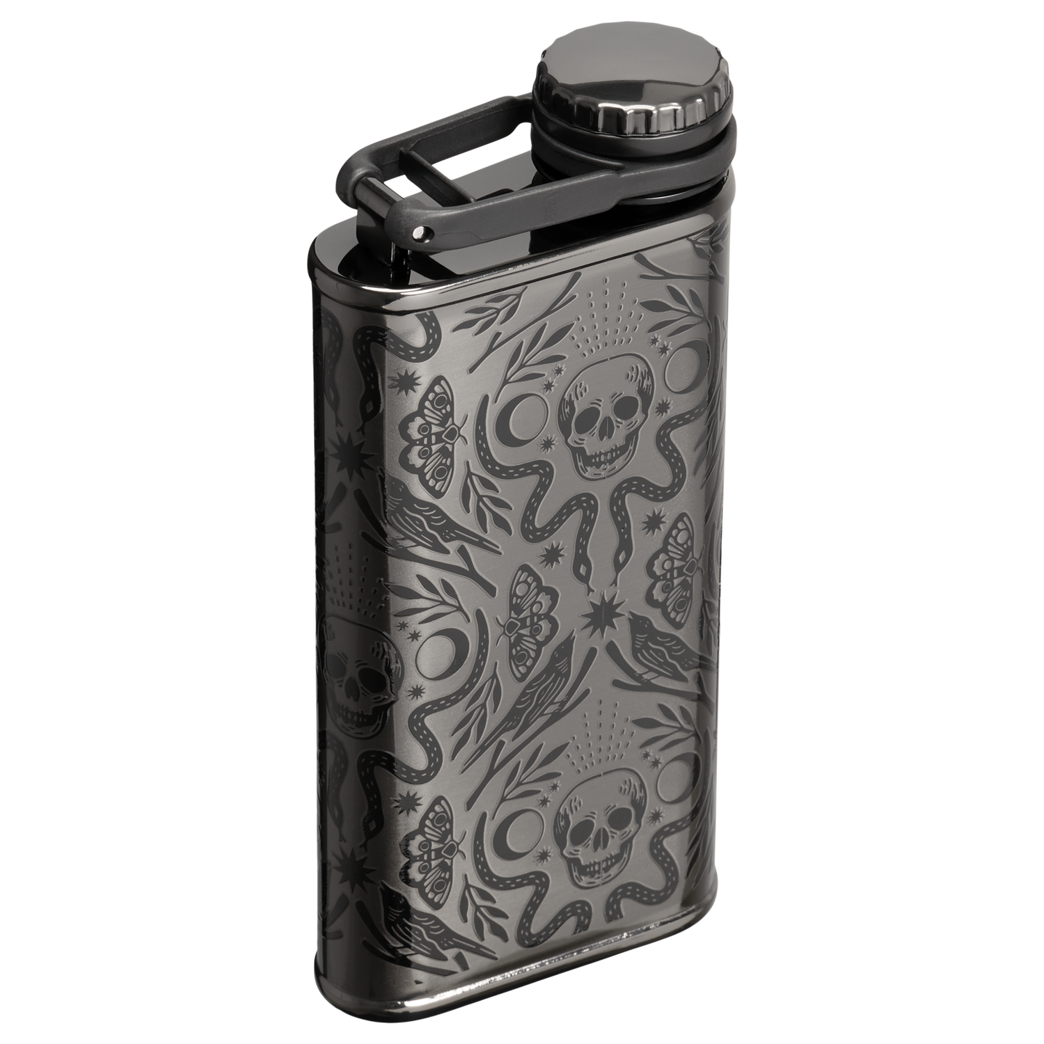 Stanley 1913 The Halloween Easy Fill Flask 8 OZ in Deadly Damask | View 1