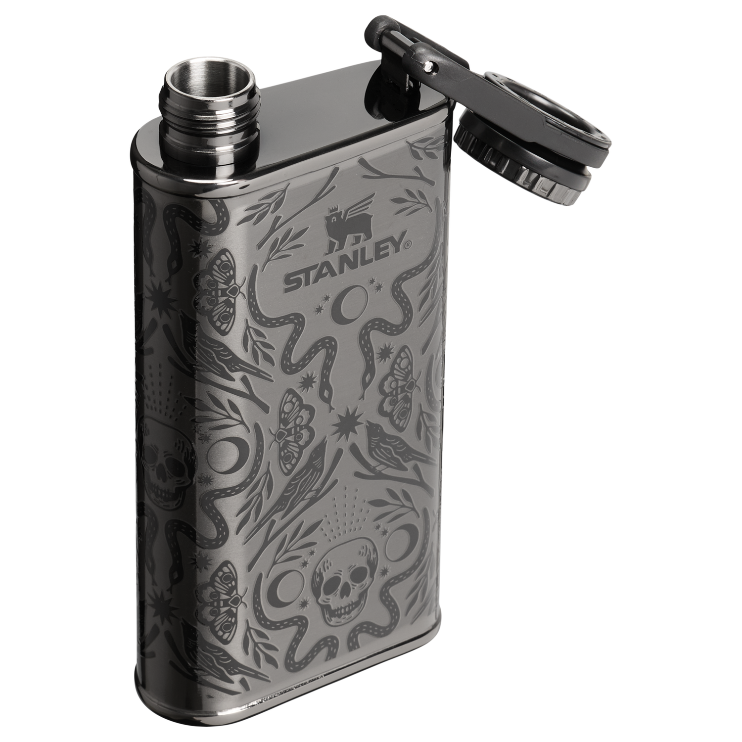 Stanley 1913 The Halloween Easy Fill Flask 8 OZ in Deadly Damask | View 2