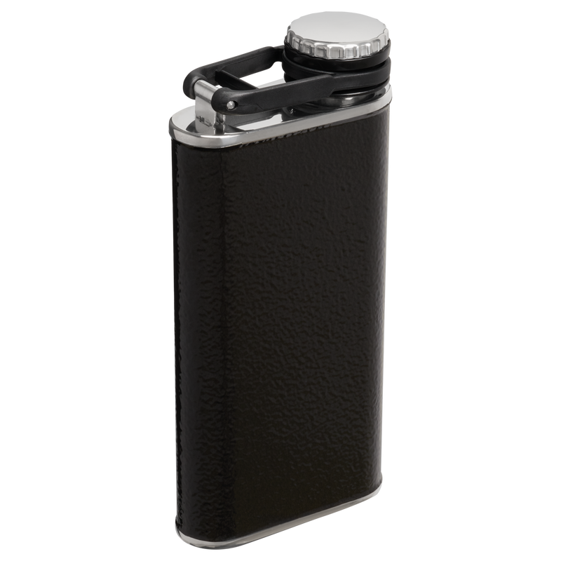 Stanley 1913 Classic Easy Fill Wide Mouth Flask 8 OZ in Hammertone Black | Back View