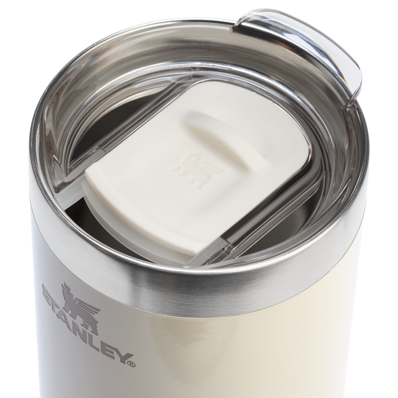 Stanley 1913 Everyday Camp Cup 12 OZ in Cream Gloss | Lid Detailed View