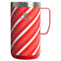 Swatch for Stanley 1913 The Stay-Hot Camp Mug 24 OZ in Candy Cane Twist | Front View