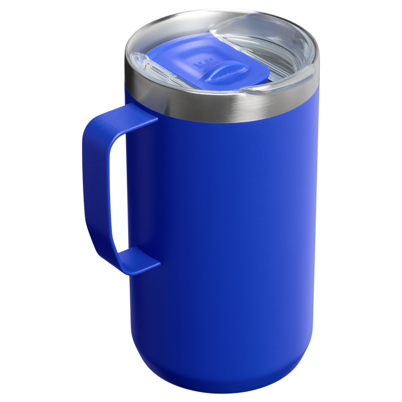 Stanley 1913 The Stay-Hot Camp Mug 24 OZ in Cobalt | Back View