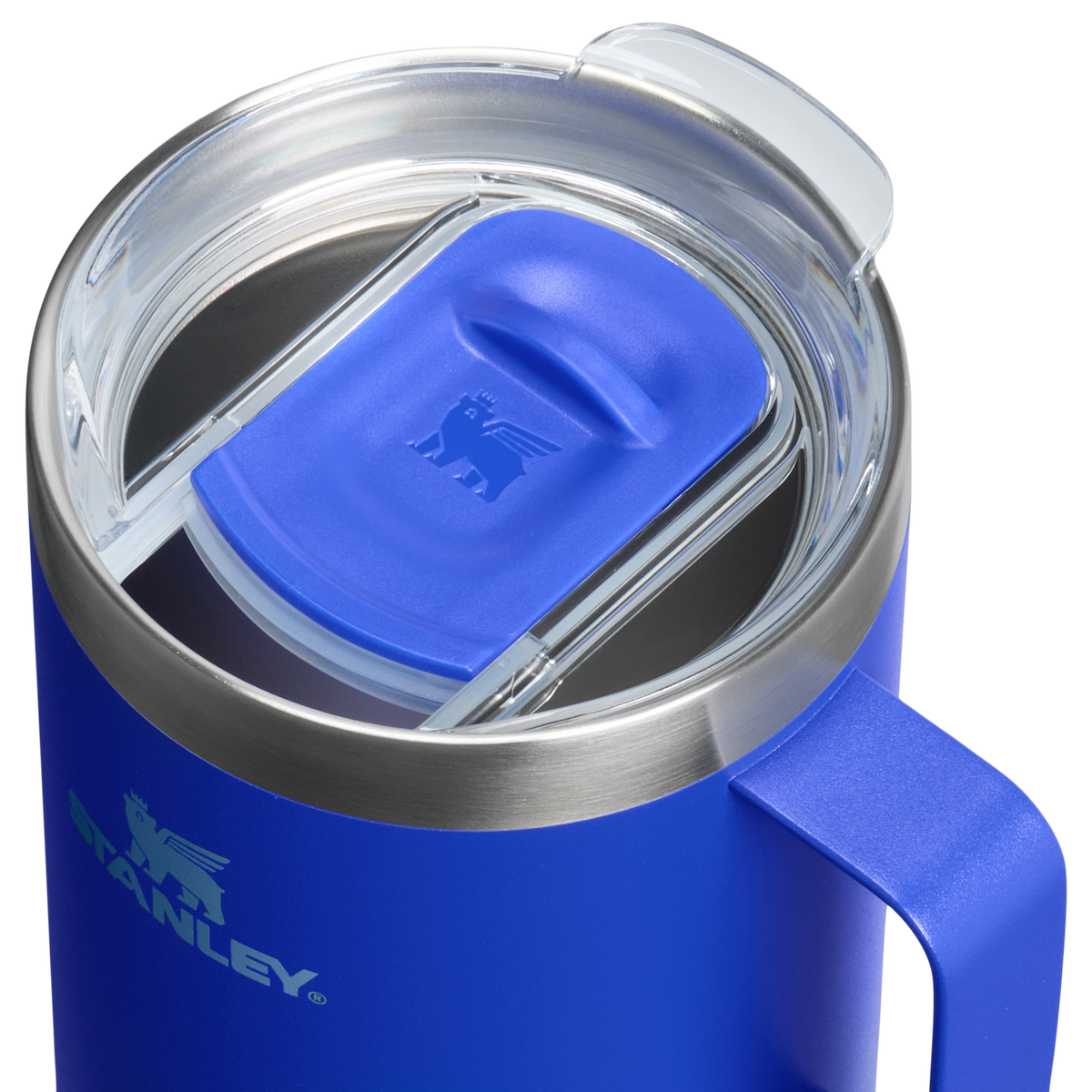 Stanley 1913 The Stay-Hot Camp Mug 24 OZ - Stanley Create in Cobalt | Lid Detailed View