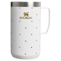 Swatch for Stanley 1913 The Stay-Hot Camp Mug 24 OZ in Frost Polka Dot | Front View