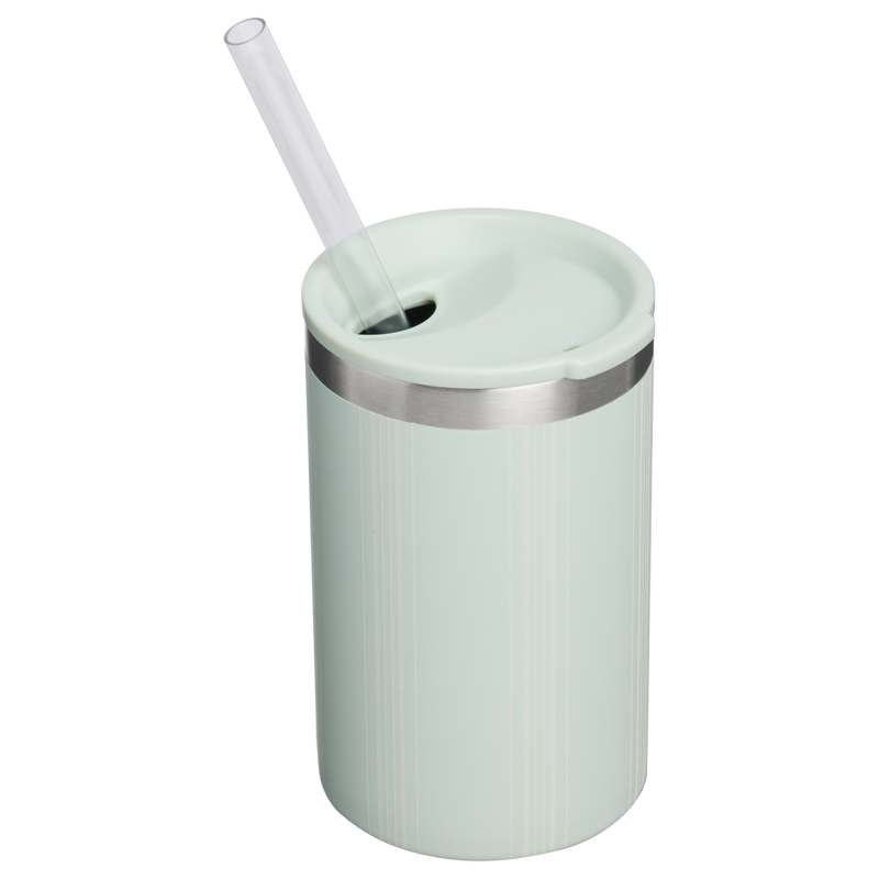 Stanley 1913 The Everyday Can Cooler Cup 10 OZ in Mist Picnic Stripe | Back View