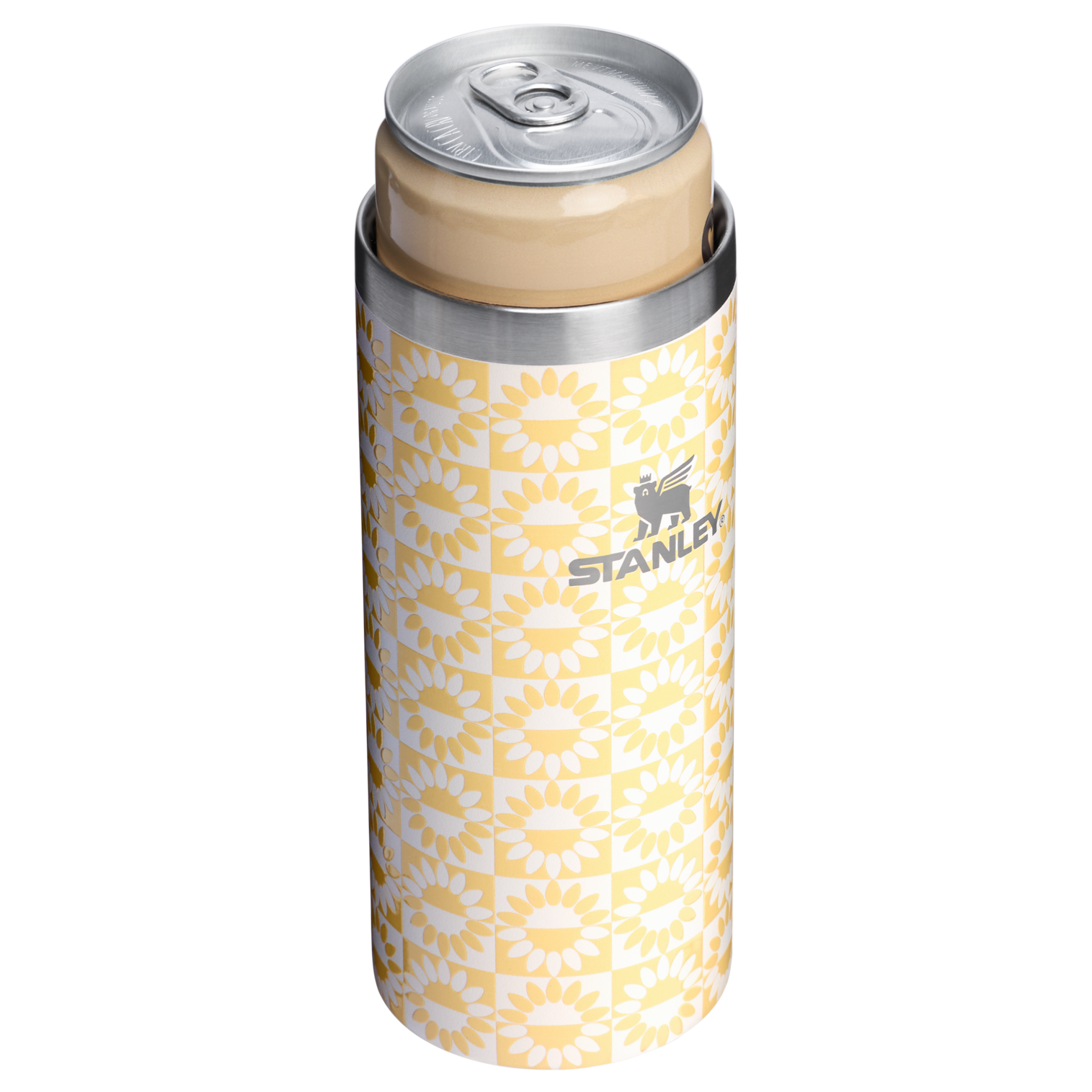 Stanley 10 OZ Everyday Slim Can Cooler Cup In Butter Sunflower Yellow From The Oasis Collection