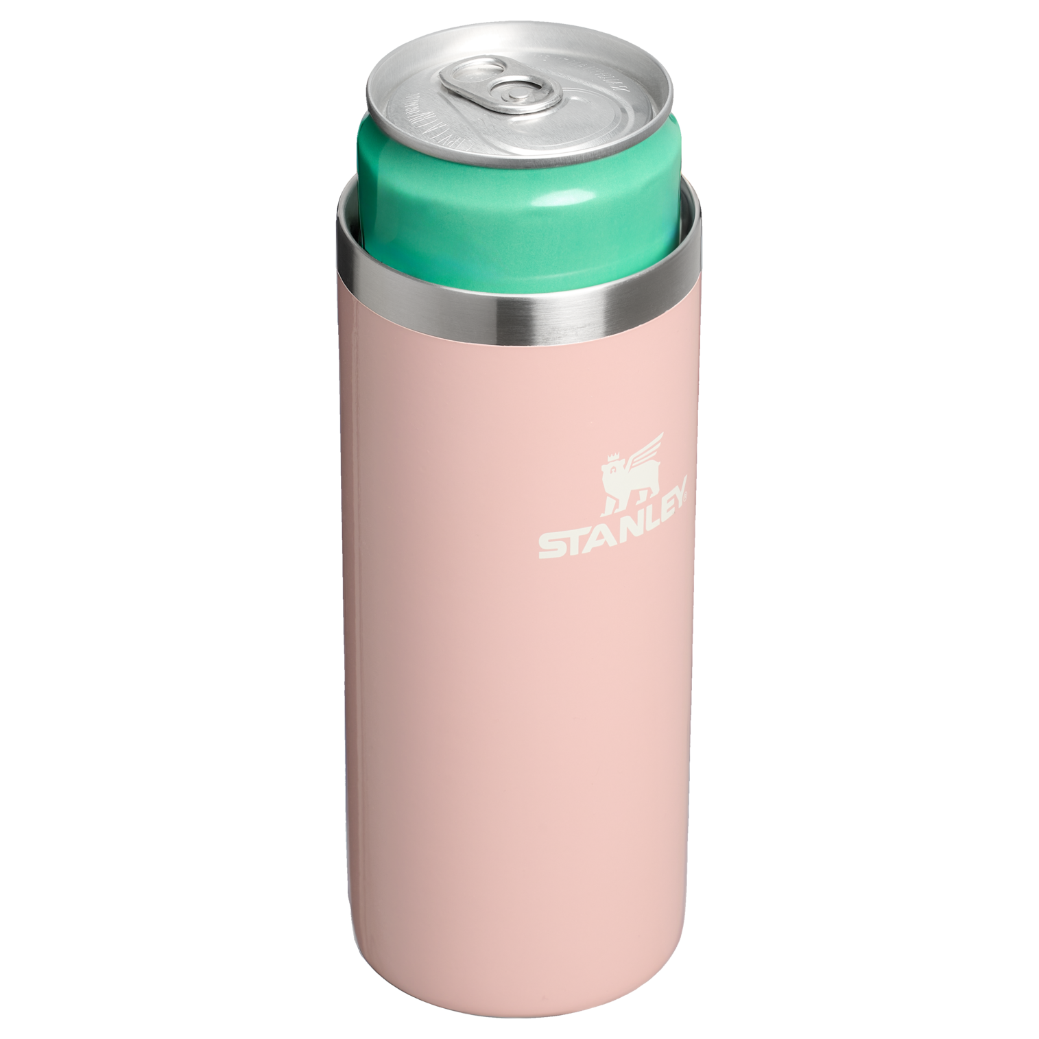 Stanley 10 OZ Everyday Slim Can Cooler Cup In Peach Whip Pink From The Oasis Collection
