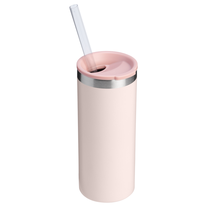 Stanley 1913 The Everyday Slim Can Cooler Cup 10 OZ in Rose Quartz | Back View