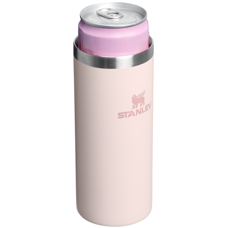 Stanley 1913 The Everyday Slim Can Cooler Cup 10 OZ in Rose Quartz | Open View
