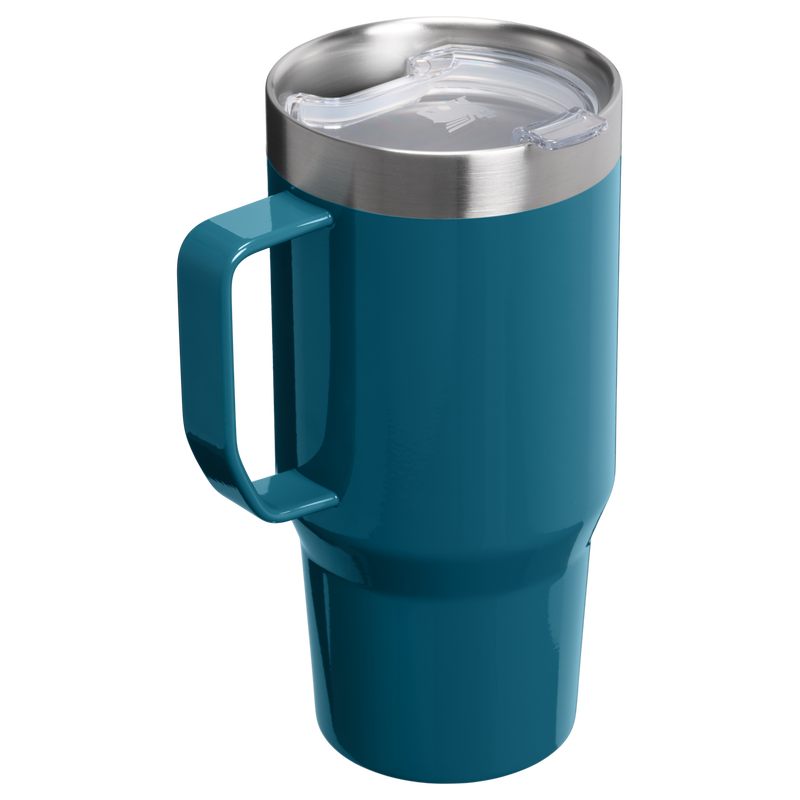 Stanley 1913 The Everyday Suburban Mug 24 OZ in Coastal Teal Gloss | Back View