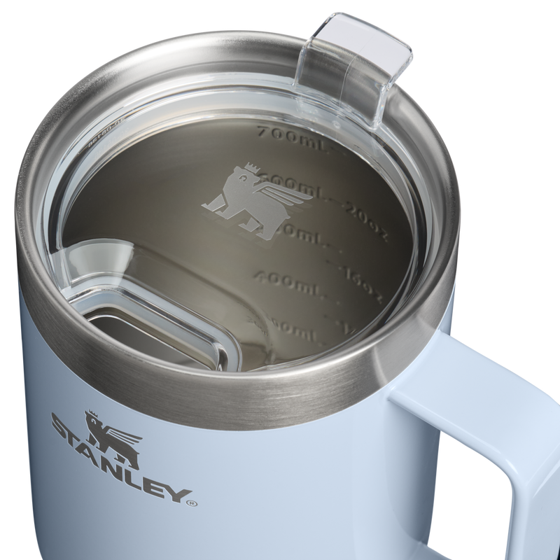 Stanley 1913 The Everyday Suburban Mug 24 OZ in Blue Dream Gloss | Lid Detailed View