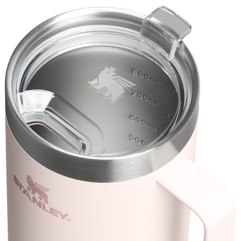 Stanley 1913 The Everyday Suburban Mug 30 OZ - Stanley Create in Rose Quartz | Lid Detailed View