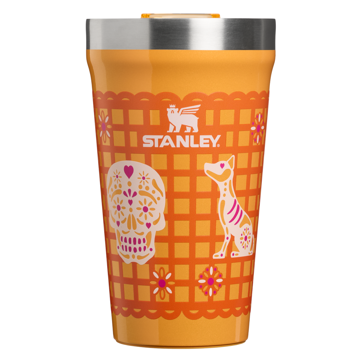 Stanley 1913 The Everyday Tumbler 16 OZ in Marigold Papel Picado | Front View