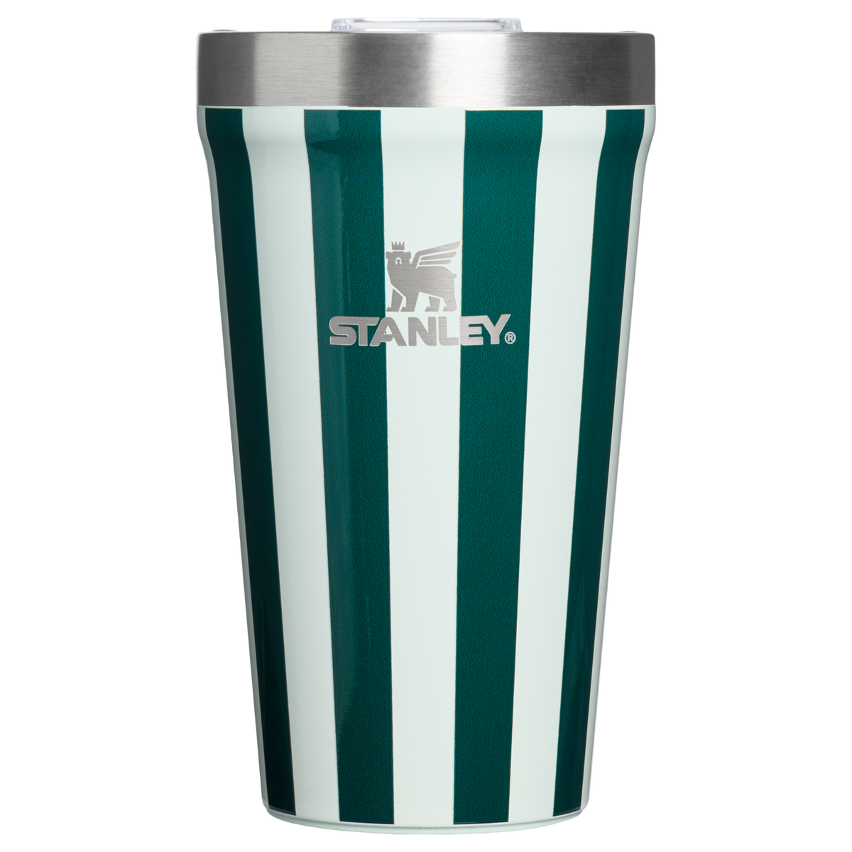 Stanley 1913 The Everyday Tumbler 16 OZ in Wintergreen Peppermint Stripe | Front View