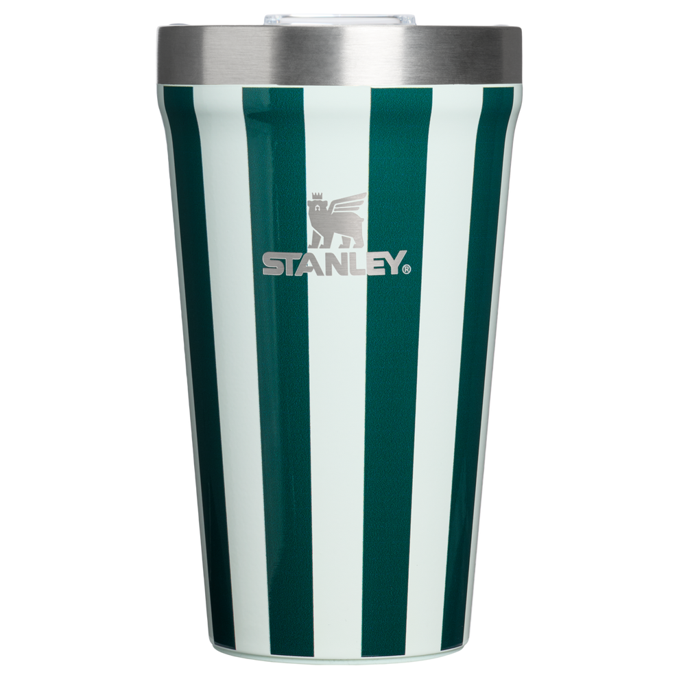 Stanley 1913 The Everyday Tumbler 16 OZ in Wintergreen Peppermint Stripe | Front View