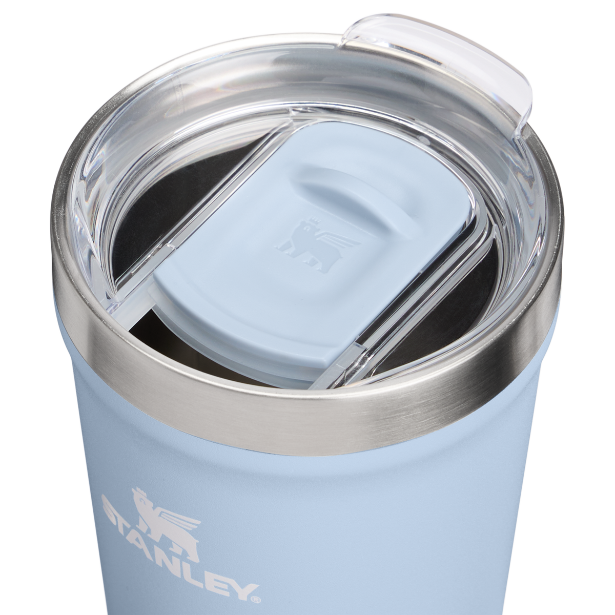 Stanley 1913 The Everyday Tumbler 20 OZ in Blue Dream Stone | Lid Detailed View