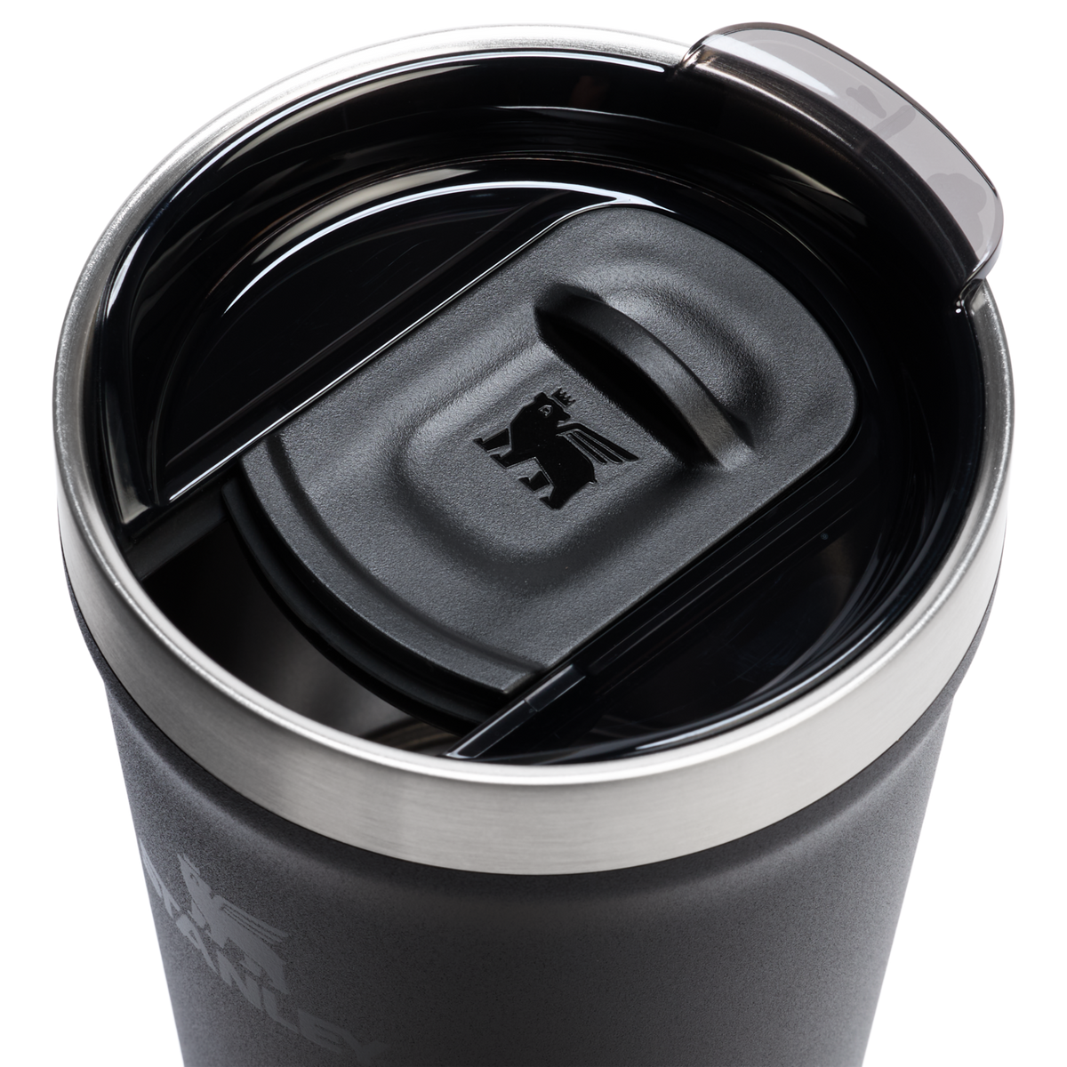 Stanley 1913 The Everyday Tumbler 16 OZ - Stanley Create in Black 2.0 | Lid Detailed View