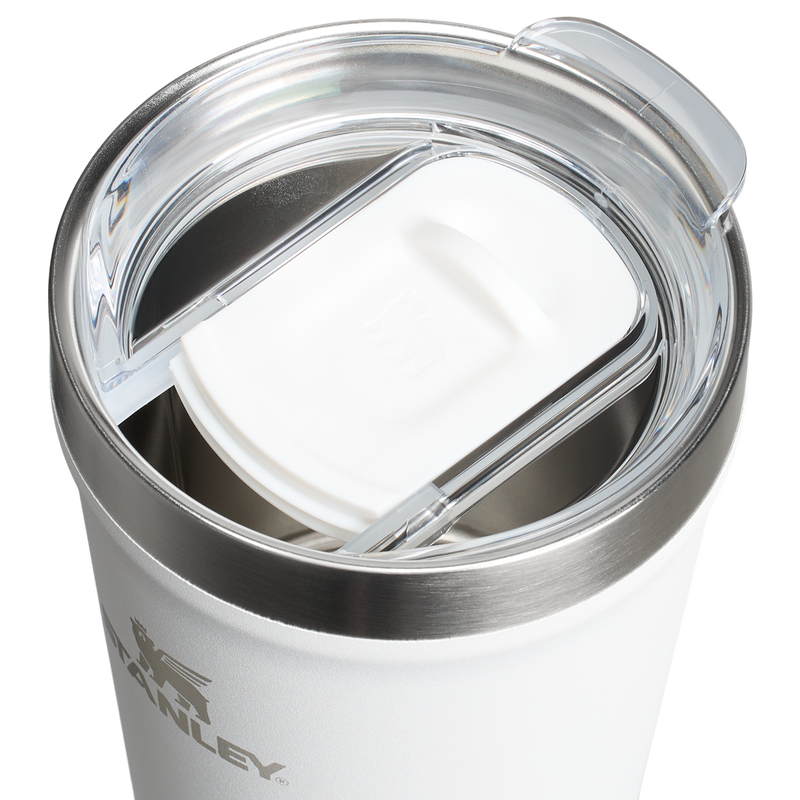 Stanley 1913 The Everyday Tumbler 16 OZ in Frost | Lid Detailed View