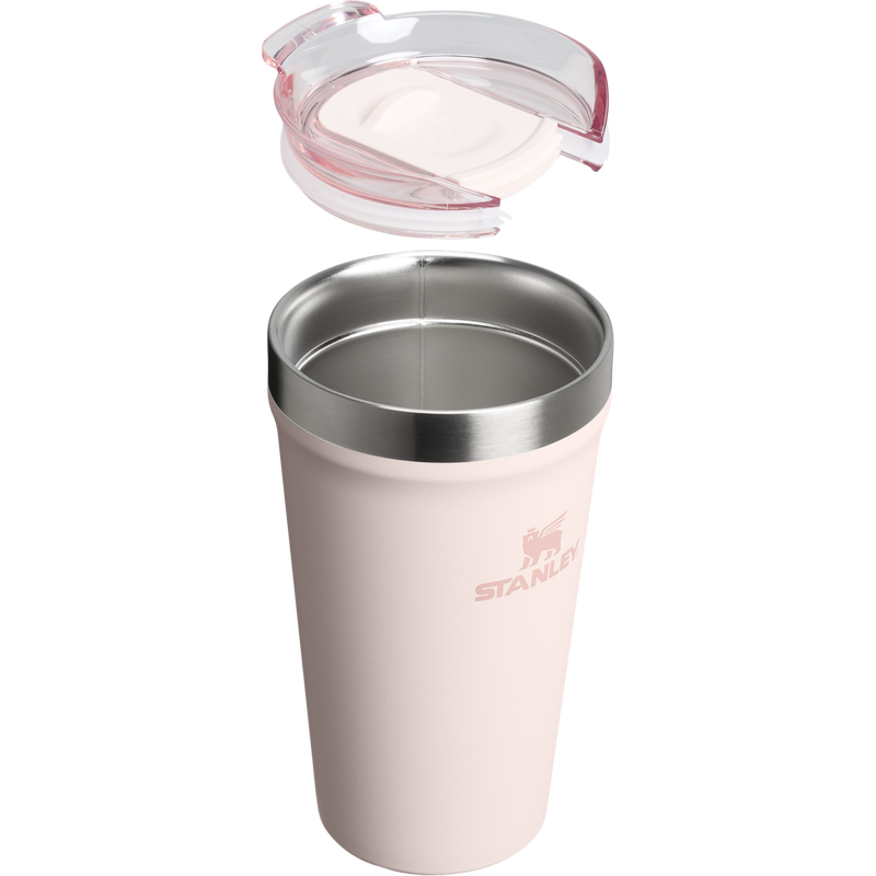Stanley 1913 The Everyday Tumbler 16 OZ in Rose Quartz | Cross Section View