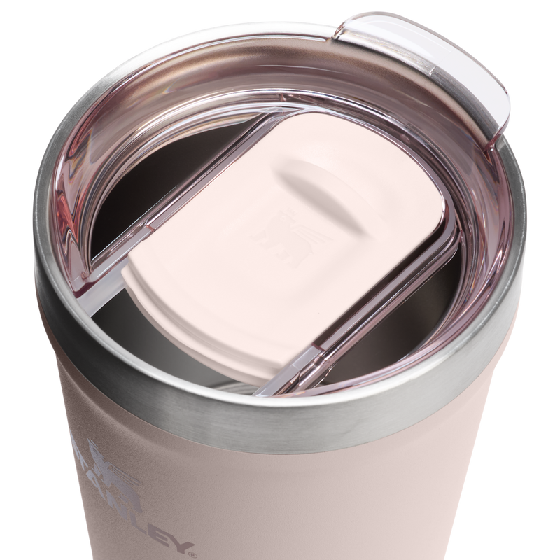 Stanley 1913 The Everyday Tumbler 16 OZ in Rose Quartz | Lid Detailed View