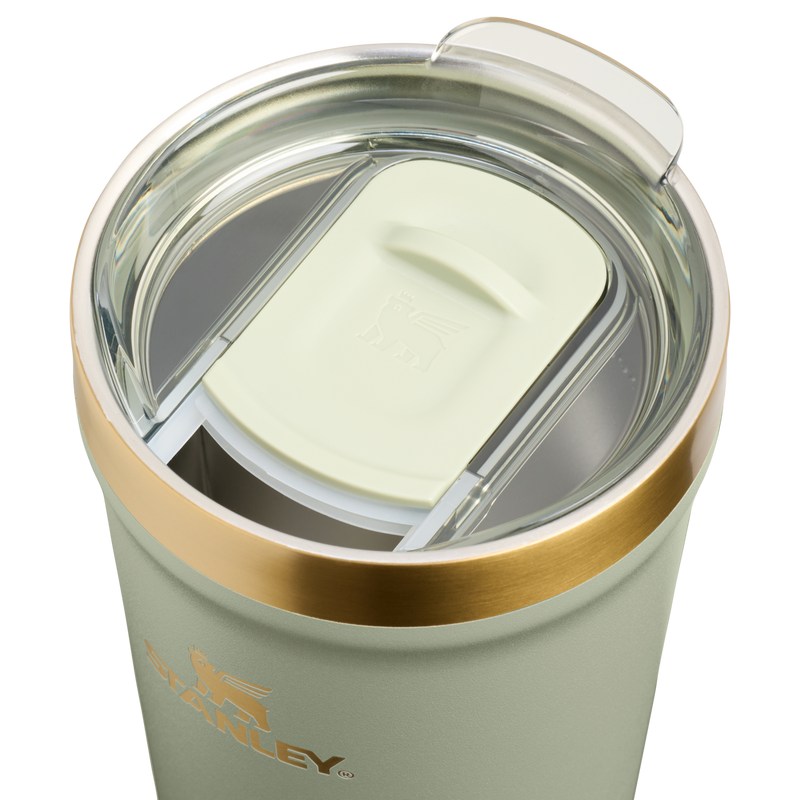 Stanley 1913 The Everyday Tumbler 20 OZ in Juniper | Lid Detailed View