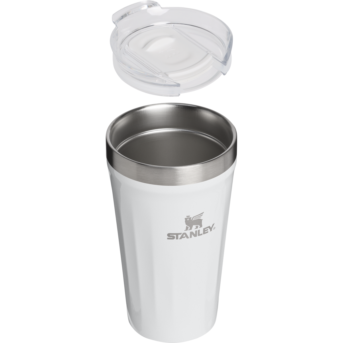 Stanley 1913 The Textured Everyday Tumbler 16 OZ in Frost Gloss | Cross Section View
