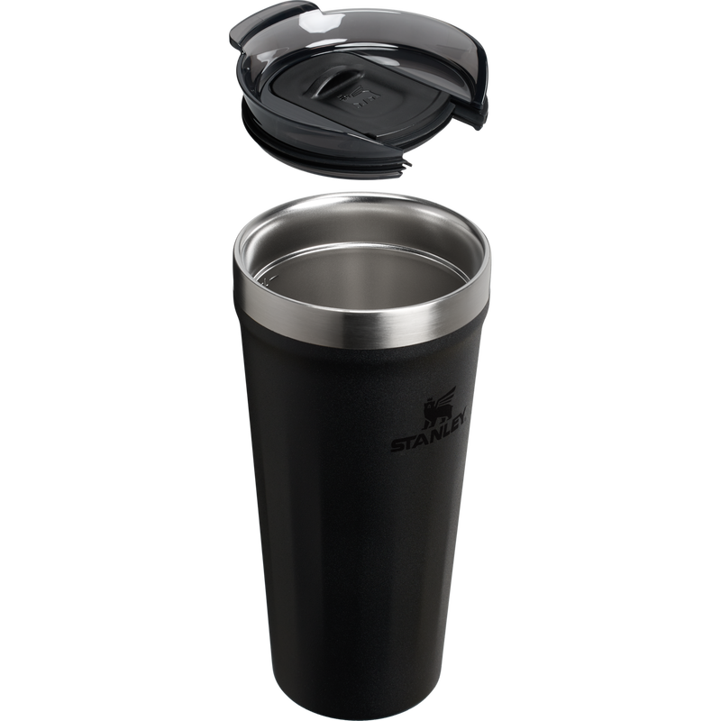 Stanley 1913 The Textured Everyday Tumbler 20 OZ in Black 2.0 | Cross Section View