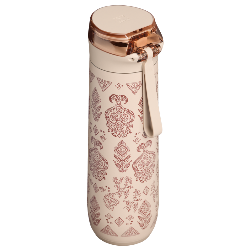 Stanley 1913 Stanley 1913 x Nest FlowState™ Spring Bottle 20 OZ in Deepa Brown Sugar | Back View