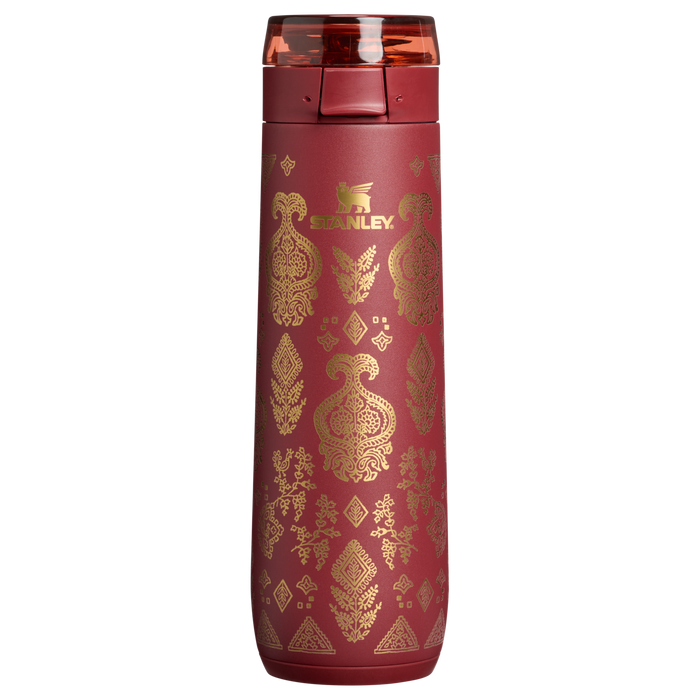 Stanley 1913 Stanley 1913 x Nest FlowState™ Spring Bottle 20 OZ in Deepa Rose | Front View