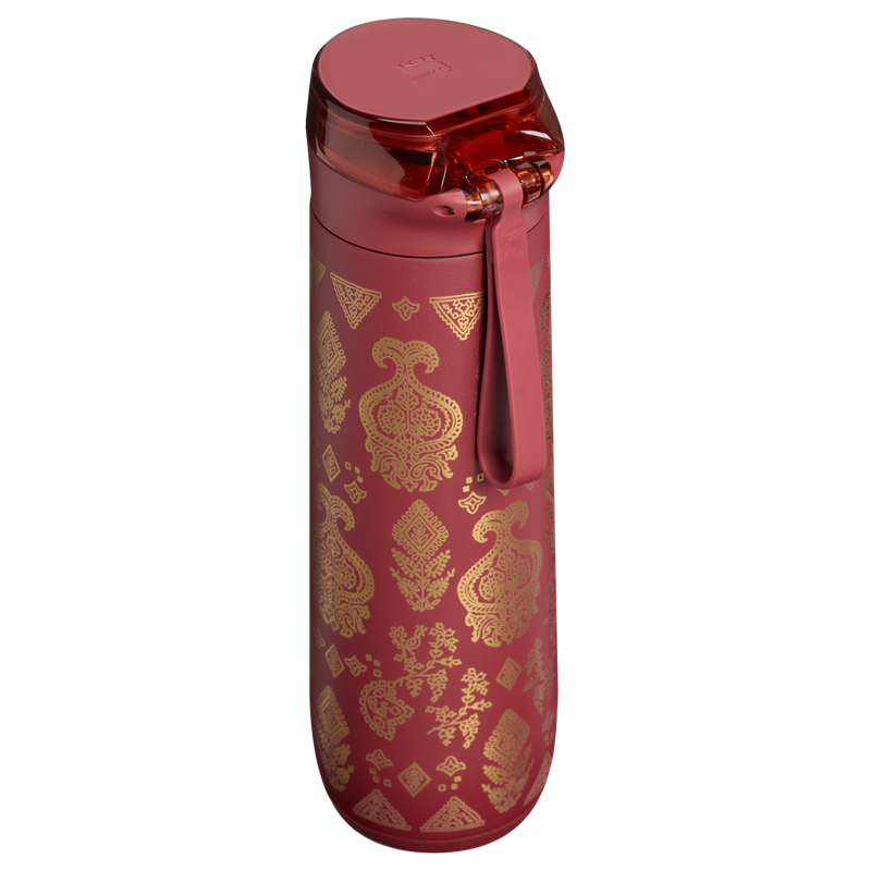 Stanley 1913 Stanley 1913 x Nest FlowState™ Spring Bottle 20 OZ in Deepa Rose | Back View