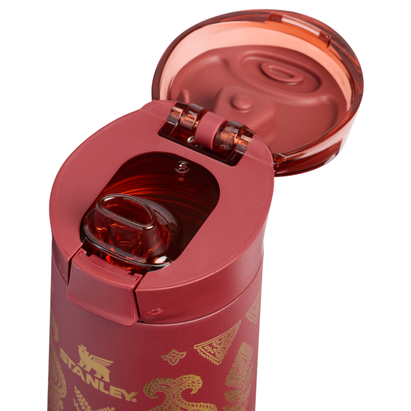 Stanley 1913 Stanley 1913 x Nest FlowState™ Spring Bottle 20 OZ in Deepa Rose | Lid Detailed View