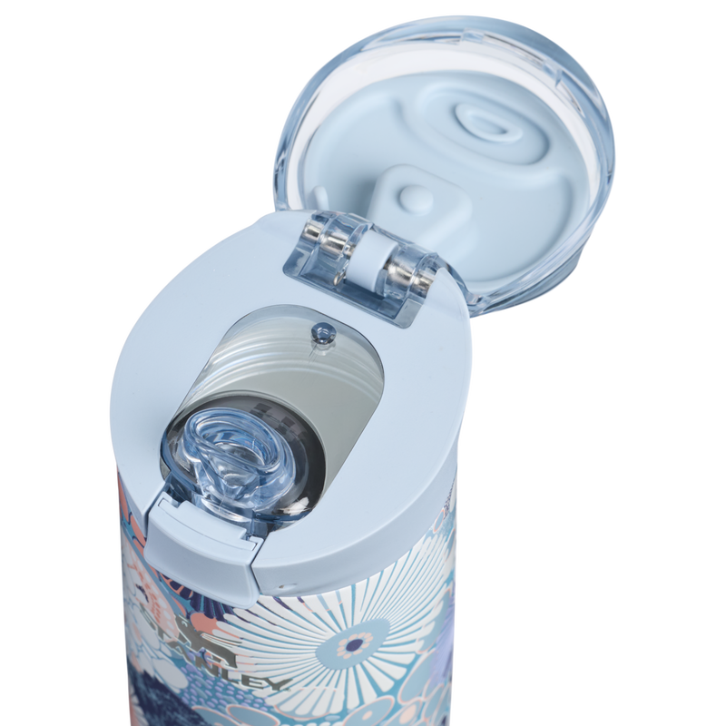 Stanley 1913 The Flowstate™ Spring Bottle 20 OZ in Blue Dream Wildflower | Lid View