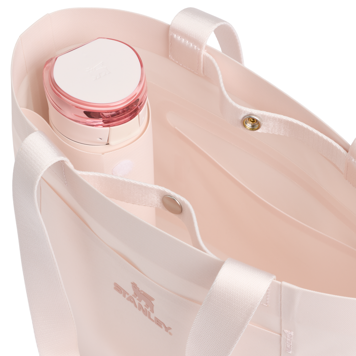Stanley 1913 The Flowstate™ Tote 10.6 QT 10 L in Rose Quartz | Detailed View