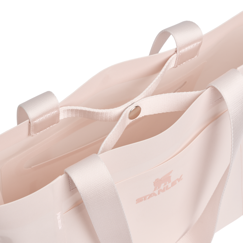 Stanley 1913 The Flowstate™ Tote 10.6 QT 10 L in Rose Quartz | Detailed View