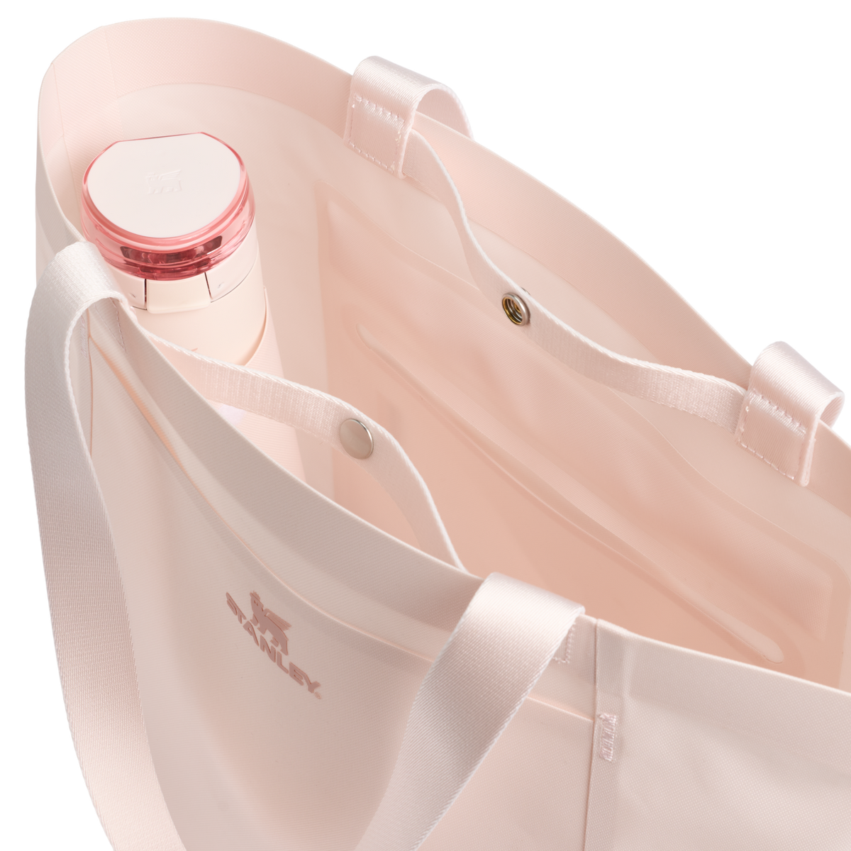 Stanley 1913 The Flowstate™ Tote 21.1 QT 20 L in Rose Quartz | Detailed View