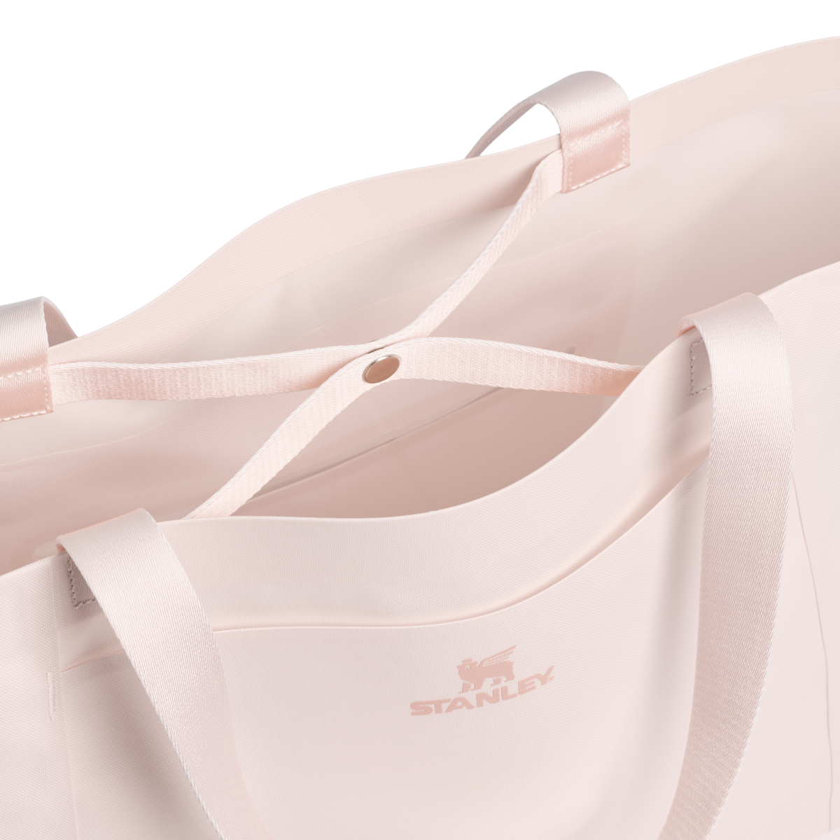 Stanley 1913 The Flowstate™ Tote 31.7 QT 40 L in Rose Quartz | Detailed View