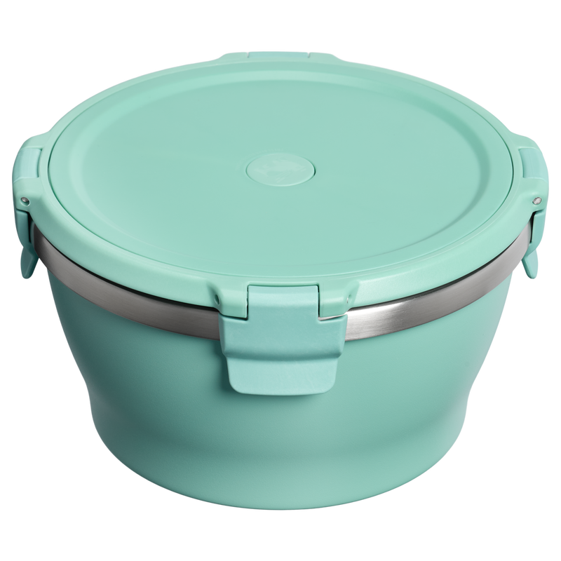 Stanley 1913 The Fresh-To-Table Leakproof Bowl 1 QT in Spring Green | Back View