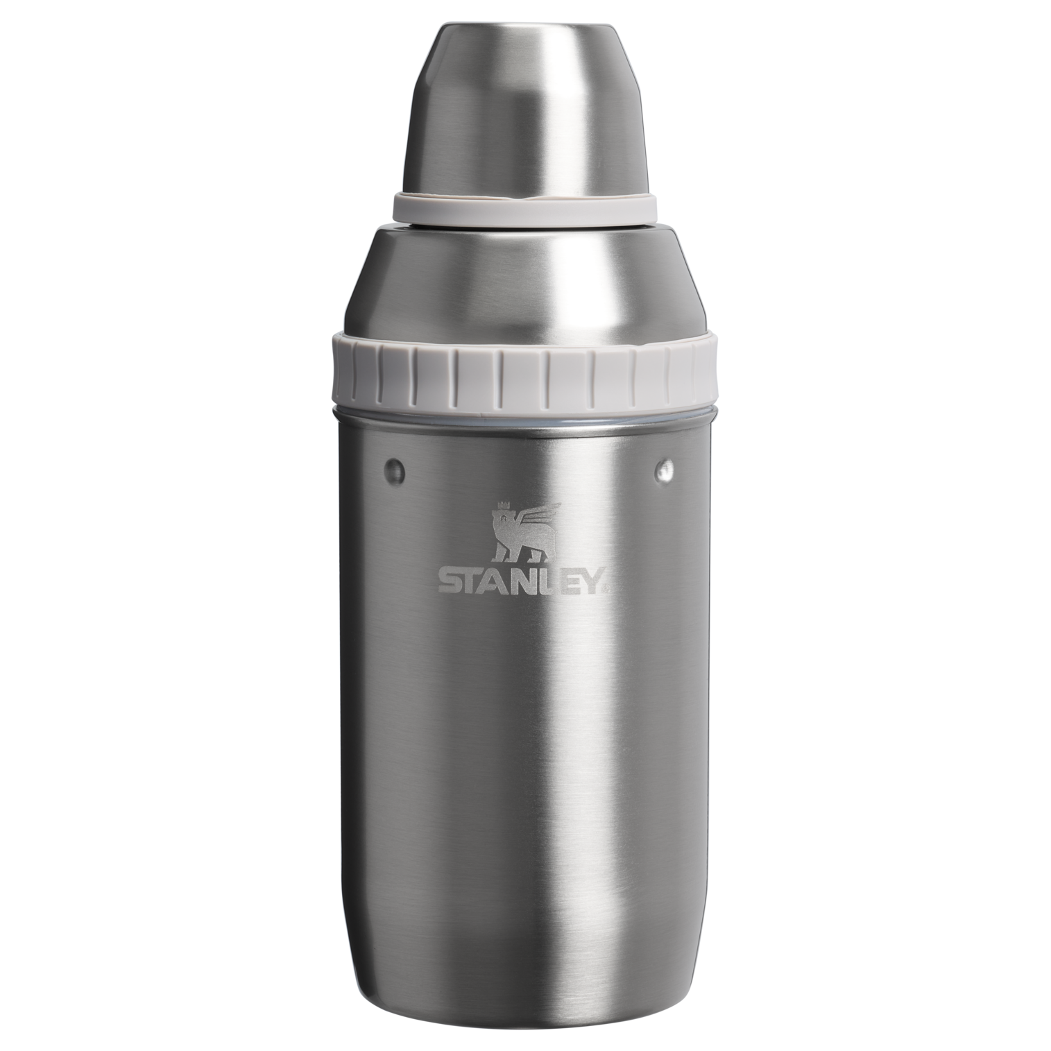 Stanley 1913 Adventure Happy Hour Cocktail Shaker Set in Stainless Steel Ash