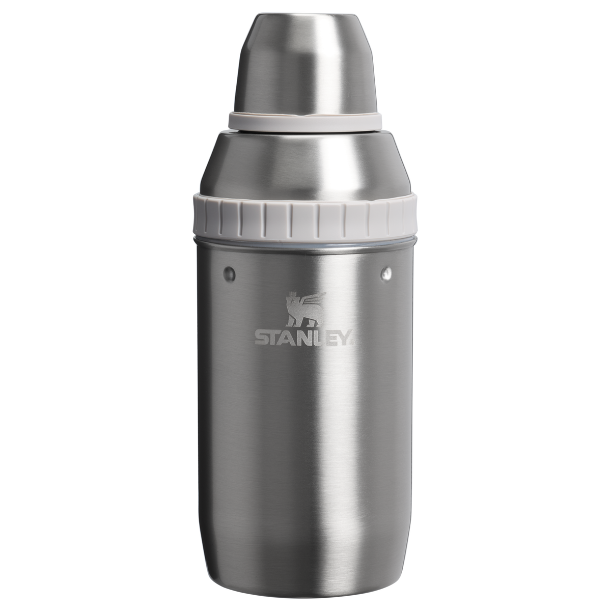 Stanley 1913 Adventure Happy Hour Cocktail Shaker Set in Stainless Steel Ash