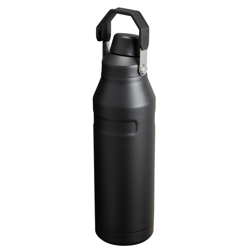 Stanley 1913 IceFlow™ Bottle with Fast Flow Lid 50 OZ in Black 2.0 | Back View
